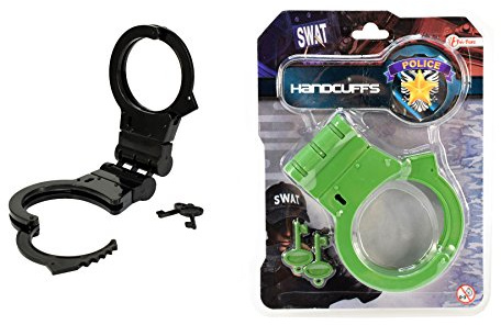 Toi-Toys – Handschellen auf Blister 2 Sortiert Figur, 35569z, Mehrfarbig