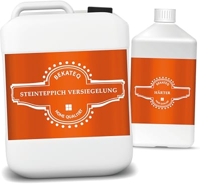 BEKATEQ BK-630EP 2K stenmattaförsegling, 4,5 kg transparent I nötningsbeständig epoxiharts golvbeläggning I användbar även på natursten och konstgjord sten