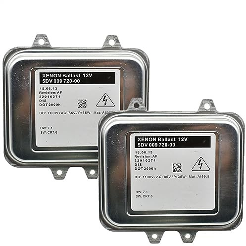 ballast au xénon Compatible Avec Opel Pour Astra 4 J IV Pour Insignia 2008 2009 2010 2011 2012 2013 2014 Phare Voiture HID Module Ballast Au Xénon 1232335 5DV00972000 5DV009720-00 ( Color : 2pcs )