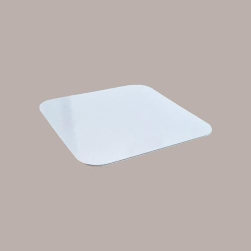 Lucgel Sottotorta Vassoio Cartone Nero-Bianco Quadro Renoir - Confezione da 10 kg - (20x20cm)