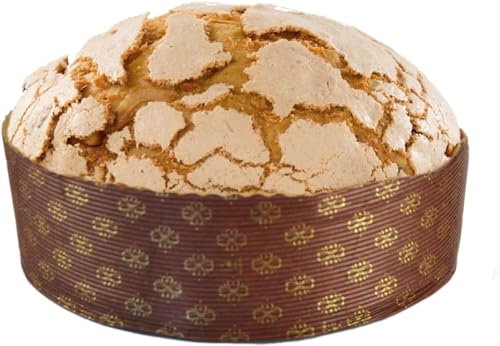 DUE ESSE S.N.C. DI SABATINI ALDO 20 moldes para panettone bajo, 750 g, diámetro de 20 cm, altura de 6 cm, ideal para hacer panettoni y pasteles tradicionales