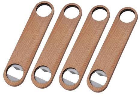 LABRIMP Décapsuleur Manuel En Acier Inoxydable 4 Pièces Outil De Levage De Capsules De Bière Décapsuleur Multifonctionnel Pour La Maison Et Les Voyages