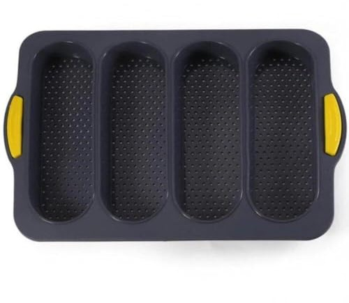 Backblech Silikon Anti-verbrühungen Brot Form Antihaft-ofen Werkzeug Perforierte Französisch Brot Formen Pan Küche Zubehör