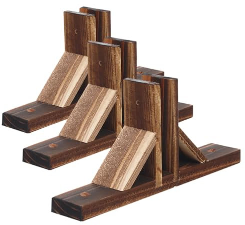 Milisten 3stücke Holzzaunstütze Für Kleine Zäune Stabiler Gartenzaun- Mit Anti- -funktion Für Rasen Und Gartenböden Langlebig Und Praktisch Der Anwendung