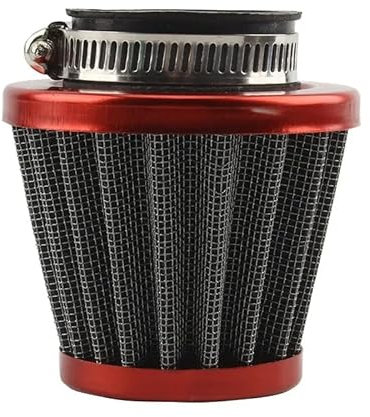 Filtro Aria Moto Detergente Per Filtro Dell'aria Schiuma Per Filtro Dell'aria Per Moto Spugna Per Presa D'aria Fredda Per Moto Ad Alto Flusso Testa Fungo Goccia Filtro Aria Motore(Red)