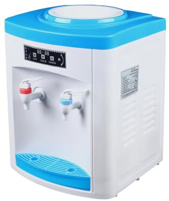 HS-02 Pequeño dispensador de agua fría y caliente de gran capacidad, ahorro de energía y respetuoso con el medio ambiente, muy adecuado para oficinas, salas de estar y dormitorios