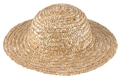 IWOWHERO Strohhut Zum Bemalen Für Junge Mädchen DIY-Strohhut Zum Selbermachen Als Sonnenhut Im Sommer Dekoration Für Zuhause Partyzubehör Und Geschenkidee