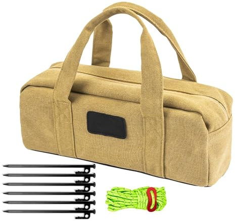 Zeltheringe Aufbewahrungstasche, Outdoor-Zeltheringe, wasserdichte Zeltstangen-Tasche, Camping-Zubehör, tragbare Zeltheringe, Organizer, Zeltheringe, Aufbewahrung für Camping, Outdoor, Picknick