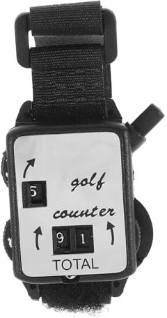 BESPORTBLE Golf Score Counter Watch Portable Handheld Clicker for Strokes and Putts Sturdy Scorekeeper Keychain for Golf Accessories and Outdoor Sports