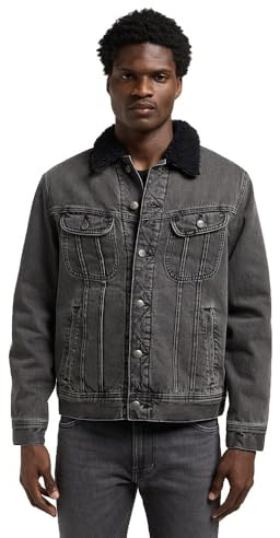 Lee Sherpa Rider jeansjacka för män, Djup obsidian, XL