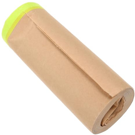 Homoyoyo 1rotolo Pellicola Mascheratura Kraft Facile Applicare e Rimuovere Protezione Per e Apparecchi La Verniciatura e Ristrutturazione Resistente e