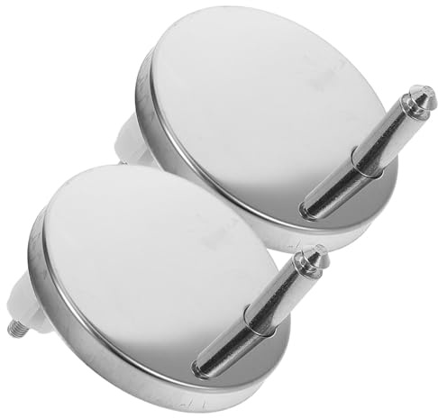 ARTSEWPLY 2 Pares Tornillos Expansores para Tapa de Inodoro de Fijación Rápida con Plásticos y Tapones de Goma para Montaje Seguro y Resistente