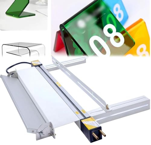 IYUESQ Cintreuse de Plastique Acrylique et PVC, cintreuse de Feuilles de Plastique 30 cm/60 cm/125 cm, Chauffage Manuel pour Bandes de Plastique, Outil de Pliage de 1 à 6 mm d'épaisseur p