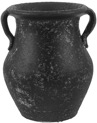 Toyvian Portautensili Vintage in Ceramica Spessa da 7,2 Pollici, Porta Cucchiaio e Bacchette per Cucina, Secchiello Organizzatore Utensili da Cucina per Piani di Lavoro, per Bar,