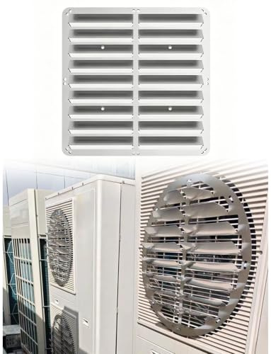 Genérico Deflector de Aire para Unidad Exterior de Aire Acondicionado, INOX(Square,50x50 cm/1.64x1.64 ft)