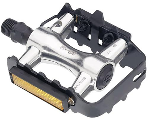 Point / 09006000 Pédale VTT/Cross Aluminium/Acier Argent/noir