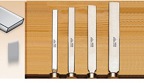 Stubai 702420 Ciseau à Façonner Droit, Argent/Beige, 490 mm/20 mm