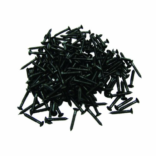 Musiclily 2,5x18mm Humbuckerrahmen Schrauben Set für E-Gitarre,Schwarz (20 Stück)