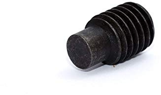 10 Pezzo Viti senza Testa con Rubinetto in Acciaio Nero Viti senza Testa Din 915 M2 - M10 - M6x5