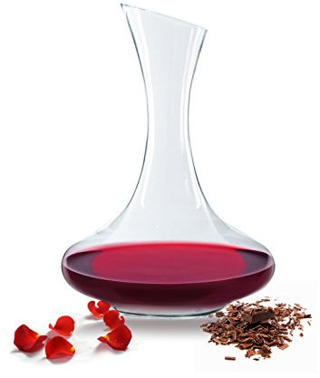 sendez faite à la main Carafe à vin 1,5 L Décanteur Carafe en verre carafe Verre