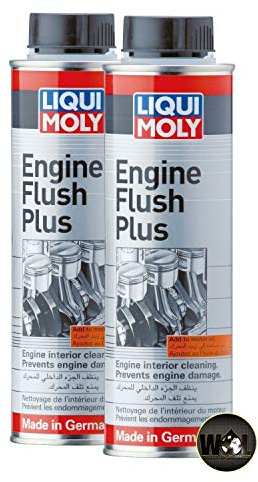 WOL Best Engine Flush Cleaner Liqui-Moly Engine Flush Plus 8374 Deposits and Sludge Cleaner 300 ML – 2 UNIT