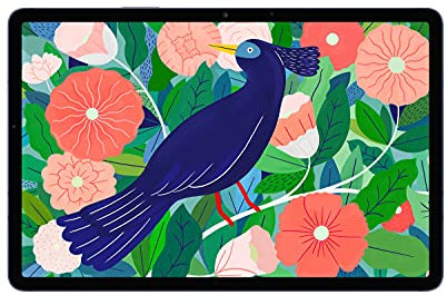 Samsung Galaxy Tab S7, Android Tablet mit Stift, 4G, WiFi, 3 Kameras, großer 8.000 mAh Akku, 11,0 Zoll LTPS Display, 128 GB/6 GB RAM, Tablet in Blau
