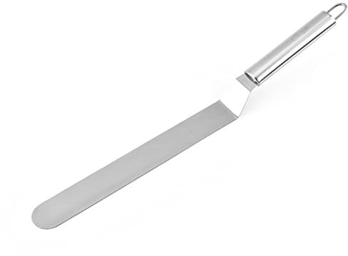 1 strumento per decorare torte in acciaio inox, 37,5 cm