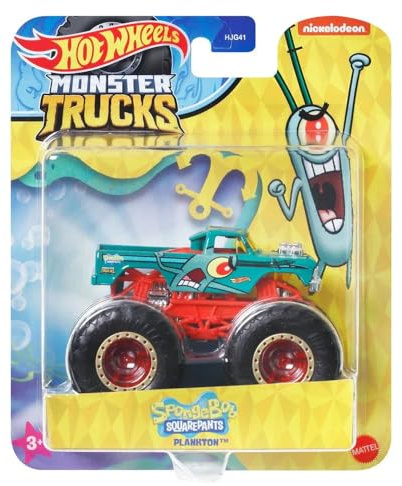 Hot Wheels Plankton Monster Trucks Série Bob l'éponge
