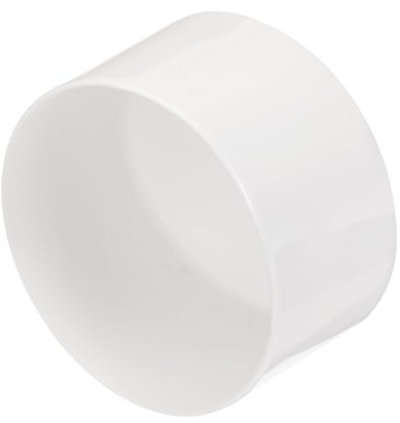 QUARKZMAN 8 Stück Gummi Endkappen 60 mm PVC Kunststoffkappe Schutzkappen Abdeckung Fußkappen für Stuhlbeine Tischbeine Möbel Schrauben Bolzen Gewinde Metallstäbe Rohr Zaunpfosten Weiß