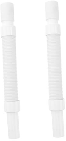 COLLBATH 2pcs Long Stretchy Hose Pipe Extra Long Drain Pipe for Washing Machine Rv Sewer Hose Extension Drainage for Sink Kitchen