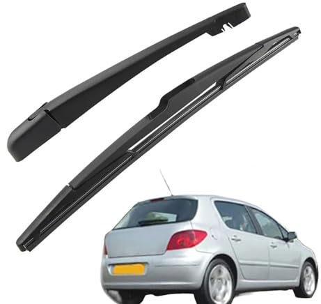 ZONEWD Scheibenwischer für Peugeot 307 2001-2012 2013 2014 2015 2016 2017 2018, Auto Heckscheibe Scheibenwischerarm Ersatz Heckwischerarm Auto Zubehör