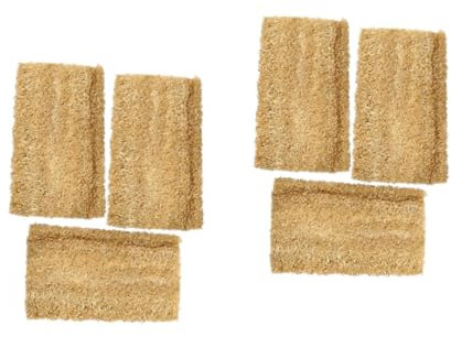 Ciieeo 2 Juegos Toalla De Cocina Bayeta Escurreplatos Esponja De Limpieza Esponja Ecológica De Luffa Plato De Esponjas De Lufa Herramienta para Lavar Platos Esponja Vegetal 3 Piezas * 2