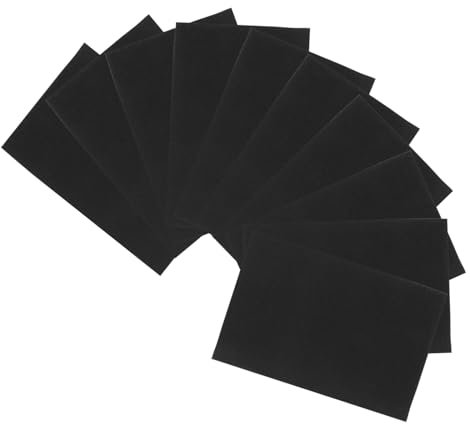 HOMSFOU 10stücke Schwarze Sandpapierpapiere Für Kunst Und Und Erwachsene Geeignet Für Sandmalerei Ölkreiden Und Gestalten