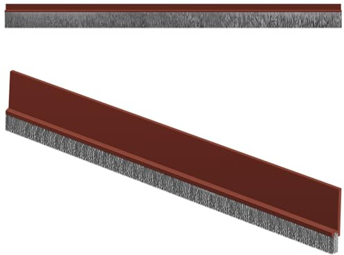 Premium Silicone Door Draft Excluder Strip,Self-Adhesive Under Door Seal for Energy Saving & Soundproofing,Weather Strip Gap Blocker for Interior/Exterior Doors,Easy Install-Brown