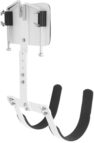 Sosoport Verstellbarer Aluminium Snare Drum Carrier mit Schulterpolster Weißer Snare Drum Ständergurt für Komfortablen Transport und Outdoor Einsatz
