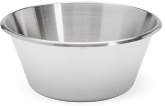 DE BUYER – 3250.32 – bakskål, rostfritt stål, platt, S/A 32, grå, 33,99 x 33,99 x 14,4 cm