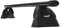 Summit SUP-003 Premium Dachträger, Schwarz Stahl, 2-teiliges Set