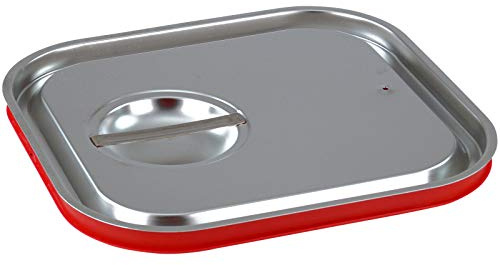 GN Deckel Gastronorm 1/2 mit Silikonring aus Edelstahl GVK ECO