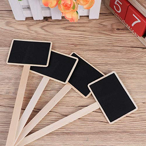 JPYH Holz Pflanzschilder,Kräuterschilder Steckschilder Pflanzenstecker Pflanzetiketten Set 20PCS