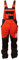 WOODSafe® Schnittschutzhose Klasse 2, kwf-geprüfte Forsthose, Latzhose orange/grau, Herren - Waldarbeiterhose (50)