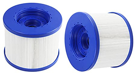 WuYang Filtro de Piscina con 2 Piezas, Elemento de Filtro de Tornillo en Espiral de 104 mm, Adecuado para Ingenioso SPA + Aquaparx + Aqua SPA + areway + All Seasons + goplus + wido, etc.