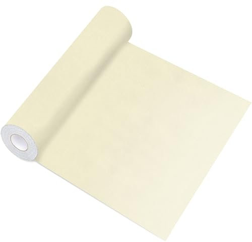 CHEIGHY Leder Reparatur Patch Set - Kunstleder Selbstklebende Lederflicken Selbstklebender Leder Patch Kit Lederreparatur Polster Für Ledertasche Couch Sofa Schrank Möbel Autositze (10 x 200 cm Beige)