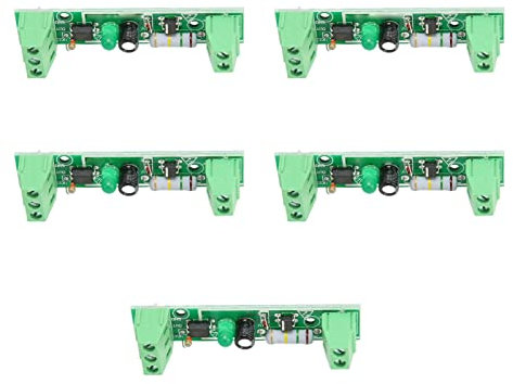 Optokoppler-Modul, Einfache Verbindung, Hervorragende Leiterplatte, 1-Kanal-Erkennungsplatine, 5 Stück, Gute Stabilität für die 220-VAC-Spannungserkennung