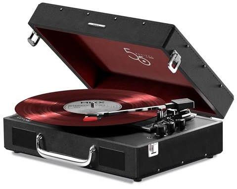 Mixx Audio - BT Revival 55 Stereo bärbar vinylplatta - svart