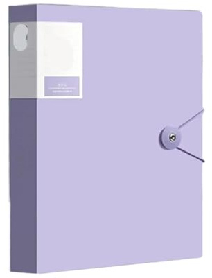 Cartella In Scatola Borsa portadocumenti A4 portatile, pagine interne verticali, borsa for carta di prova for studenti ispessita, custodia for documenti, custodia opaca Per L'Archiviazione Dei Documen