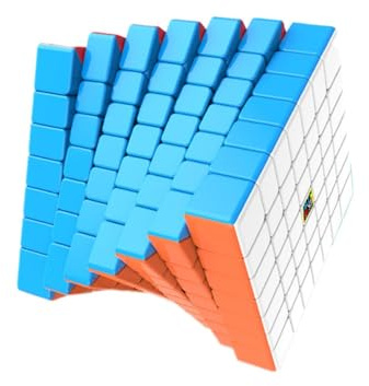 XMDCuber Meilong 7x7 V2,Speed Cube 7x7x7 Stickerless Upgraded Version Magic Cube for Children and Adults