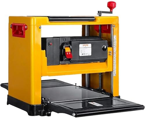 Cepilladora de espesor de madera multifuncional for trabajos de carpintería de 2000 W, Cepilladora de mesa, Cepilladora eléctrica for carpintería de 13 pulgadas, Plano de unión de escritorio de 6-160