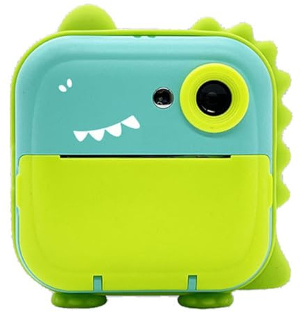 Lonrtesw Appareil Photo Instantané pour Enfants de 2,4 Pouces, Appareil Photo Numérique HD, Jouet pour Enfants, Enregistrement Vidéo, Papier Thermique