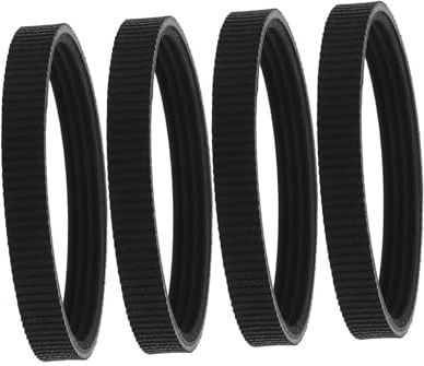 Ersatzriemen für Elektrische Handhobel 4 Stück 218mm Gummi Schwarz | Elektrohobel und Hobelmaschine, Effizientes Antriebssystem, Stabile Ausführung, Holzverarbeitung