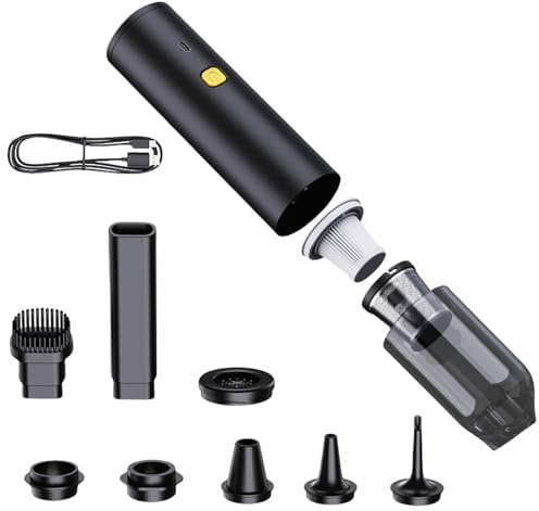 BUBEFSKD Potente aspiratore per auto senza vuoto, convenienza USB, ricarica USB, strumento di pulizia multiplo, per/auto